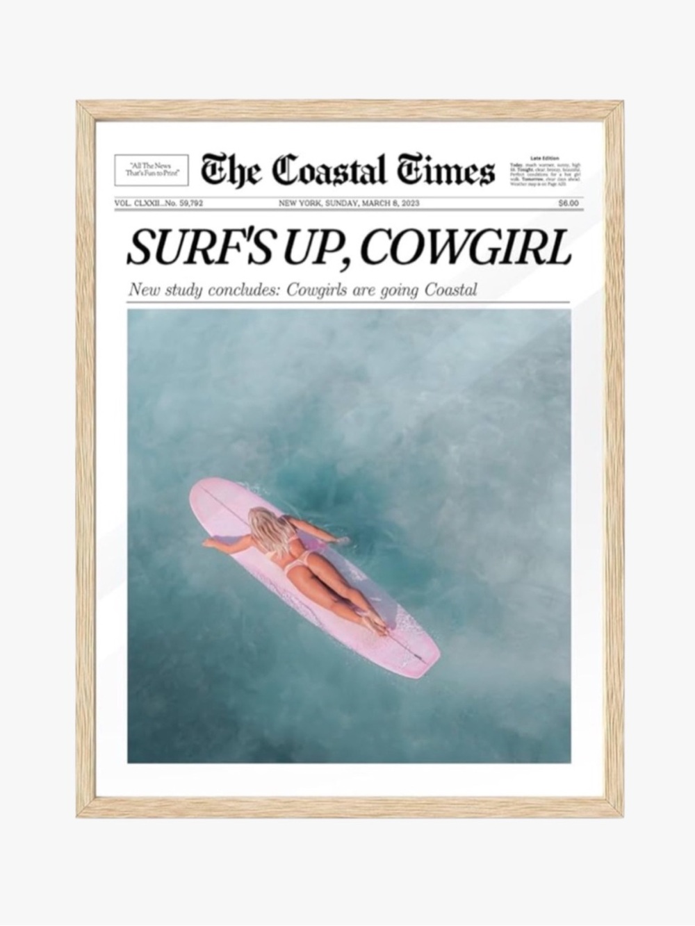 NWT • Coastal Framed Artwork